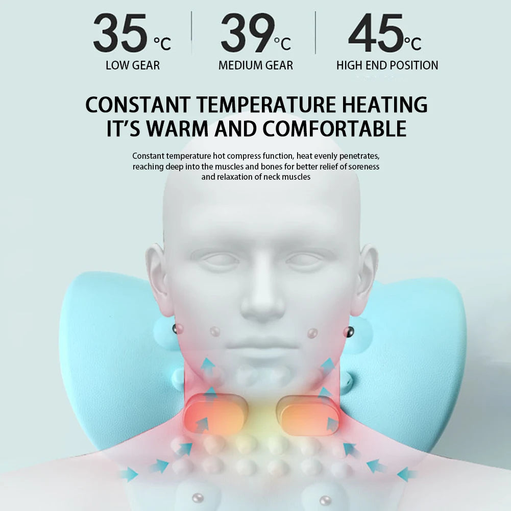 NeckEase™ Cervical Massager Pillow Shopulia