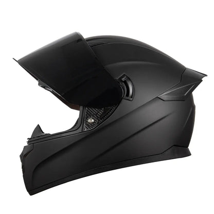 ROCK RUFI Full Face Motorcycle Helmet - Dual Lens DOT Certified All-Season Helmet | Shopulia