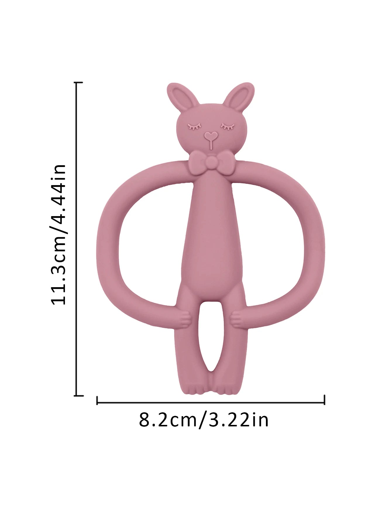 ColorKids™ Silicone Rabbit Teether for Babies Shopulia