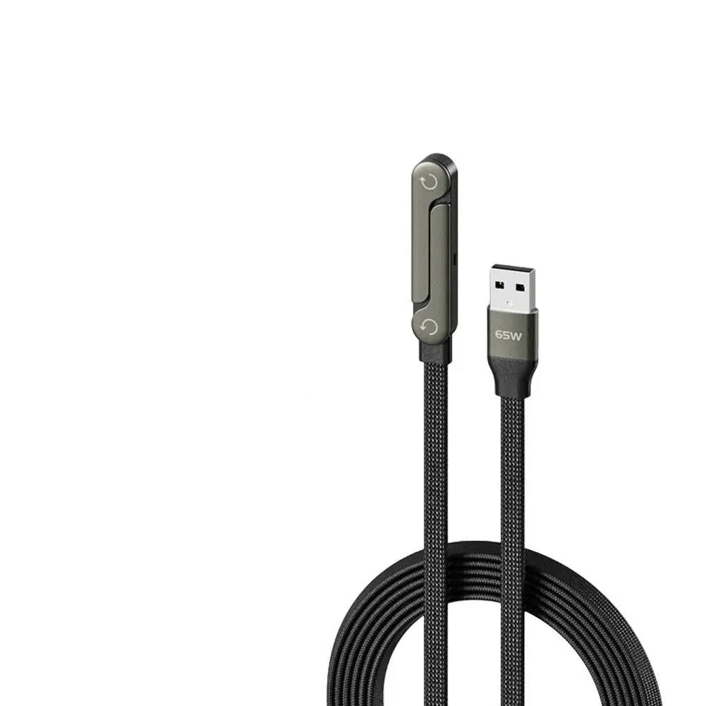 240W Fast Charging Cable 360° Rotation Adjustable Folding Holder With Braided Cable For Xiaomi For Samsung For Iphone 17 Shopulia