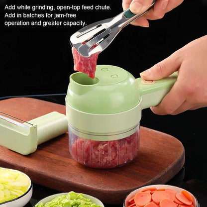 HandySlice™ Electric Vegetable & Garlic Chopper Shopulia
