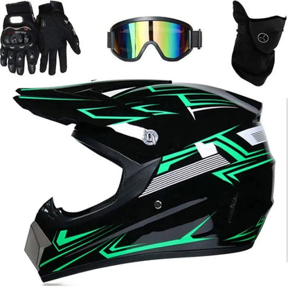 Motorcycle Full Face Helmet  Motocross Helmet  Resistant ABS Engineering Plastic for Adult for Cross Country | Shopulia