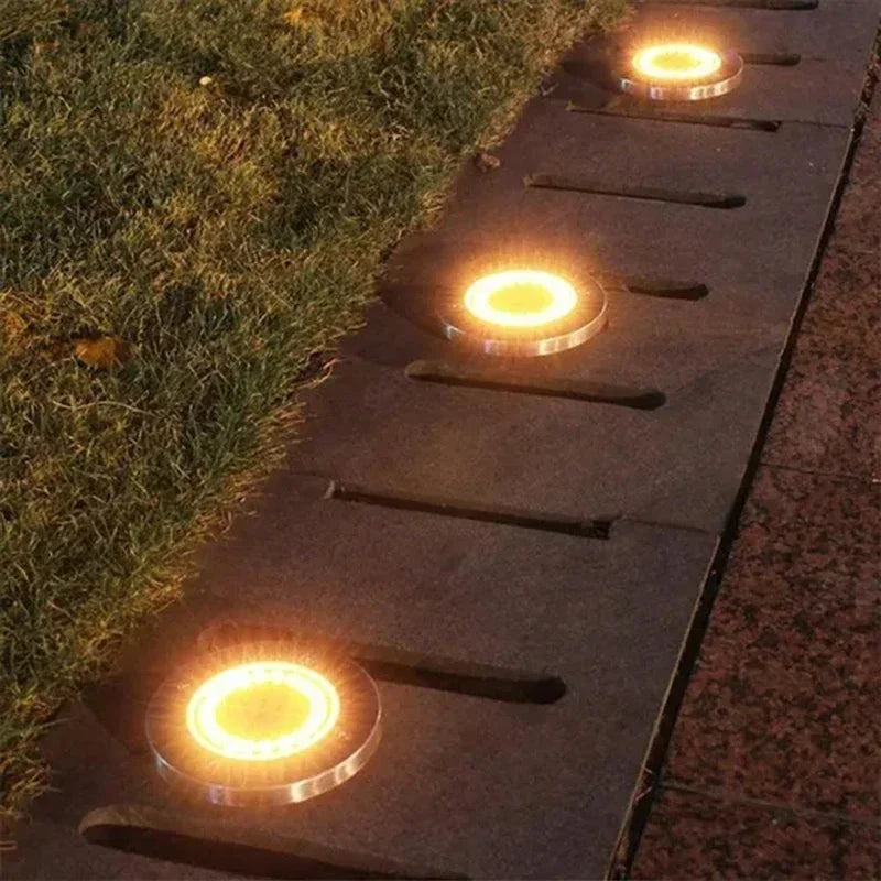 SunBuried™ Solar LED Ground Lights – Home Garden Lighting Shopulia