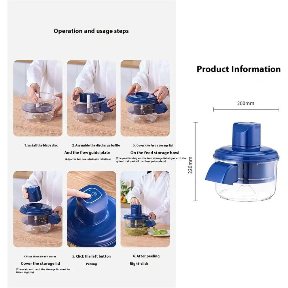 FruitEase™ Rechargeable Electric Peeler Shopulia