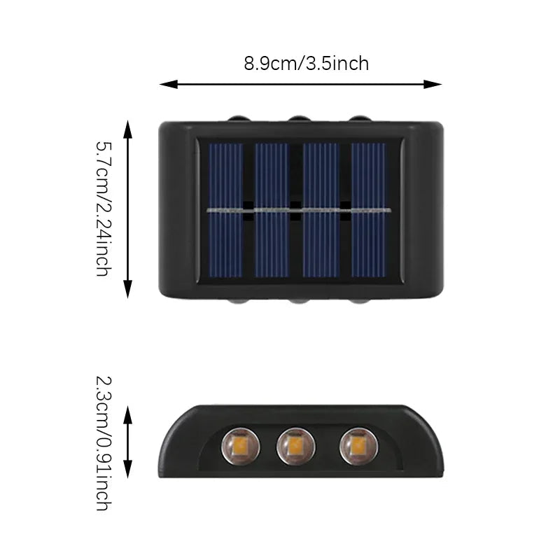 LumiSun™ Solar Garden Wall Lamp Shopulia