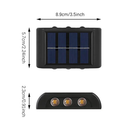 LumiSun™ Solar Garden Wall Lamp Shopulia