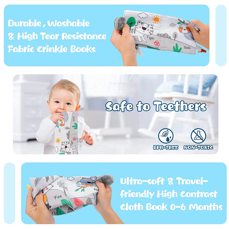 BabySense™ 3D Touch Cloth Book Shopulia