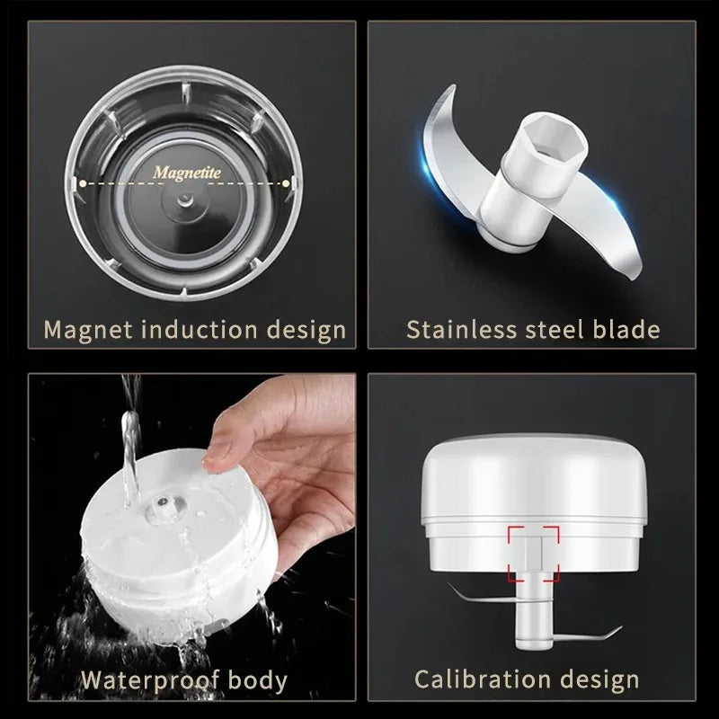 MiniChop™ Wireless Garlic & Veg Crusher Shopulia