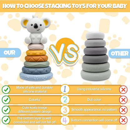 KoalaStack™ Montessori Stacking Tower Shopulia