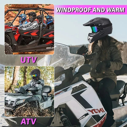 Motocross Full Face Helmet Adult Dirt Bike UTV Off-Road Helmet Goggles Gloves and Face Mask Matte Black Motorcycle Accessories | Shopulia