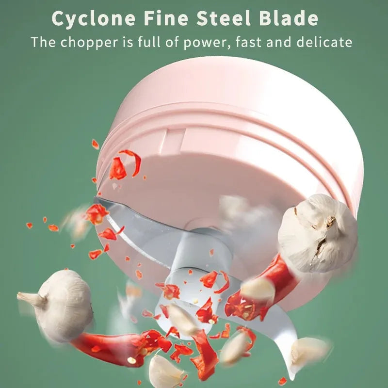 MiniChop™ Wireless Garlic & Veg Crusher Shopulia