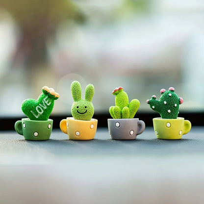Mini Cactus Resin SetSucculent Desk Decor Shopulia