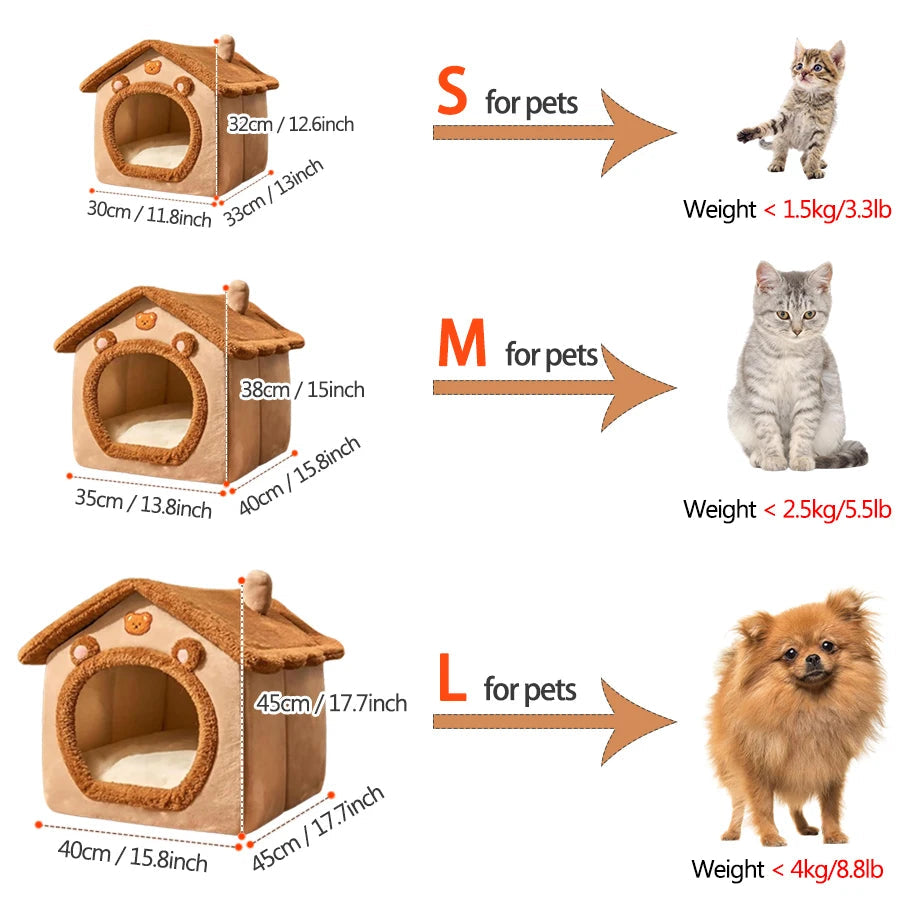 CozyFold™ Foldable Pet House Shopulia