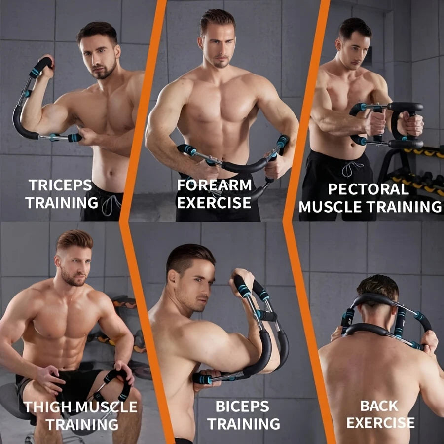 MuscleMax™ Chest & Arm Fitness Trainer – Detachable Home Workout Tool Shopulia