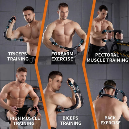 MuscleMax™ Chest & Arm Fitness Trainer – Detachable Home Workout Tool Shopulia