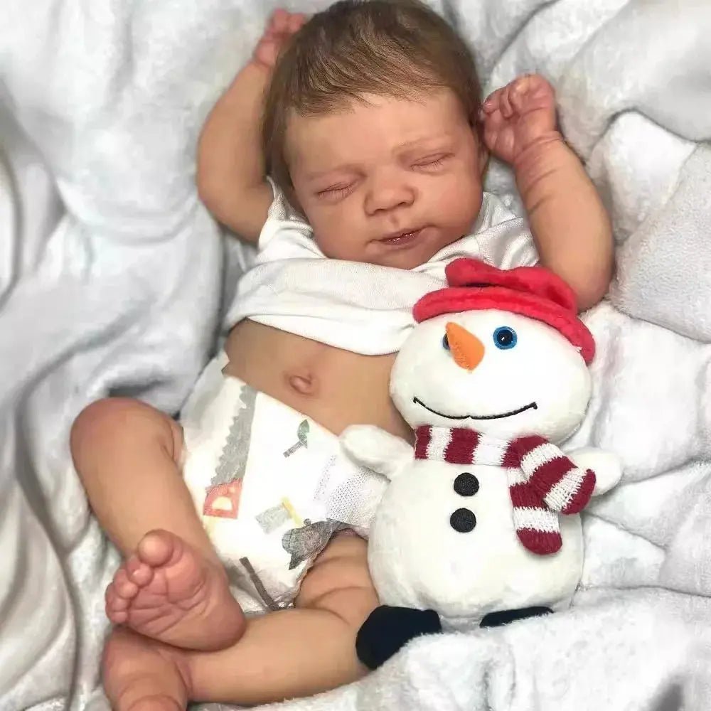 Risbecko 19 inch Already Painted Finished Reborn Baby Doll - Handmade Reborn Preemie Baby Newborn Kids Toy Gift Girl Dolls | Shopulia
