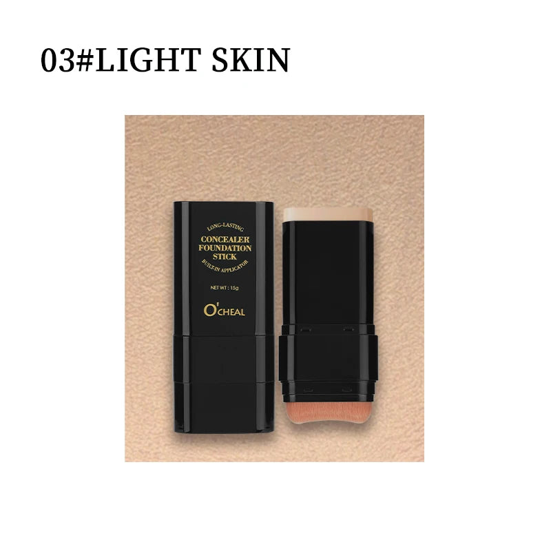 O'cheal Two In One Concealer Foundation Stick Facial Matte Waterproof Bronzer Contouring Face Coverage Moisturizing Makeup Cream Shopulia