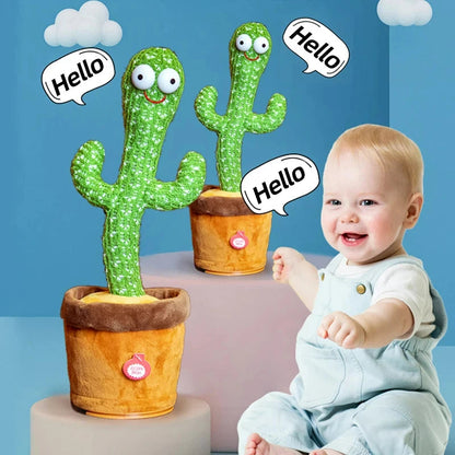DanciCactus™ Talking Dancing Plush Toy Shopulia