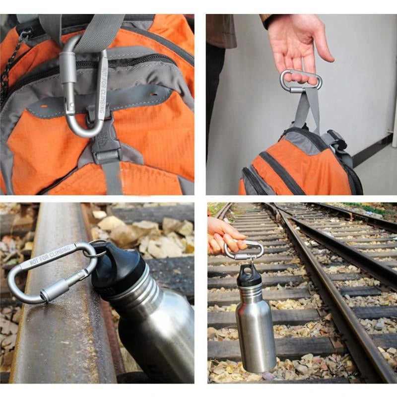 TactiClip™-Carabiner Keychain Set – Outdoor, EDC, Camping Shopulia