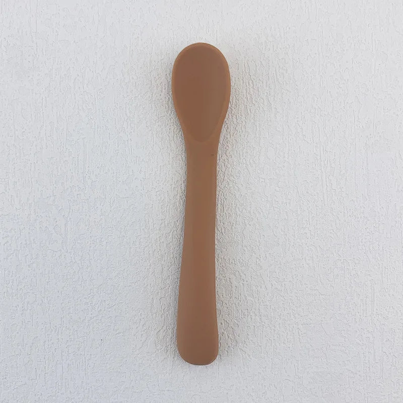 BabySoft™ Silicone Feeding Spoon Shopulia