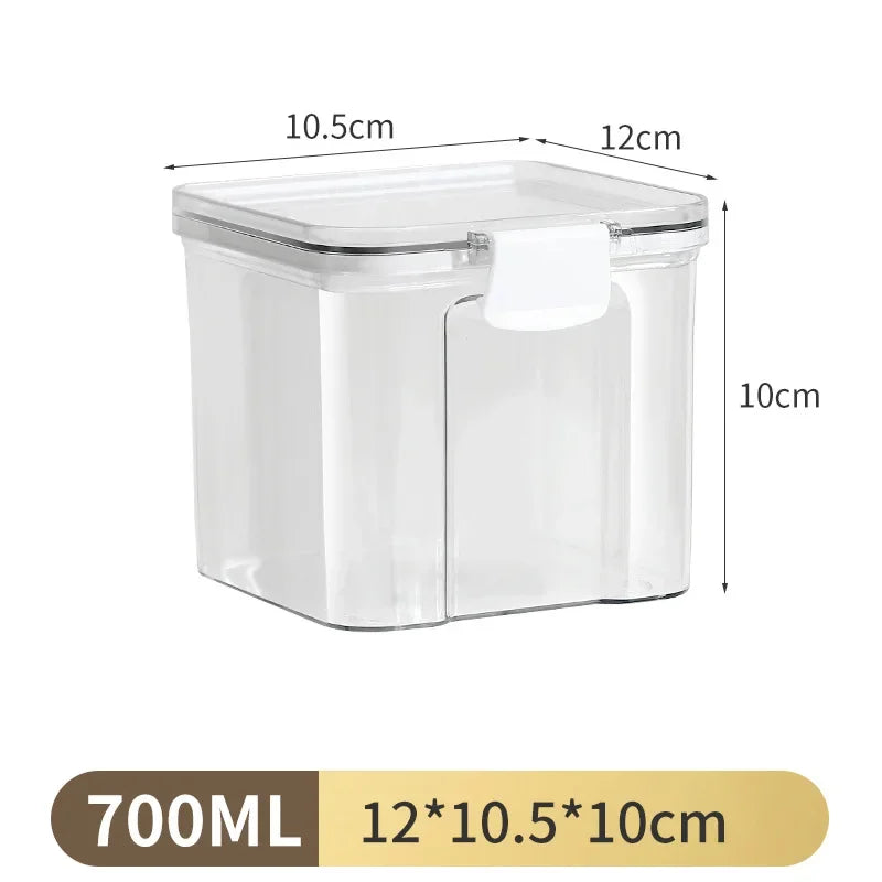 Plastic Kitchen Storage Box – Pasta, Grain & Spice Jar Shopulia