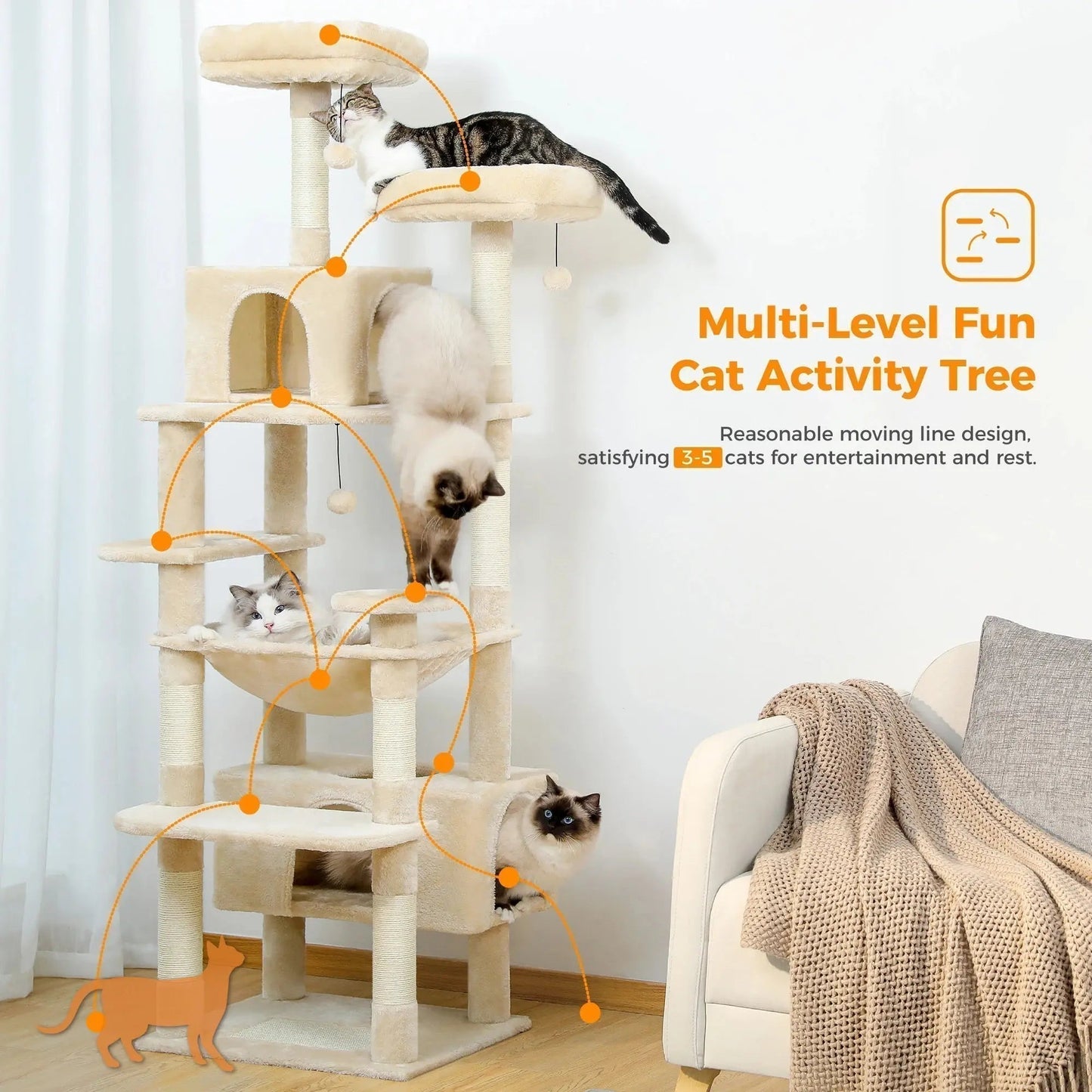 Cat Tree and Tower Hammock | Shopulia