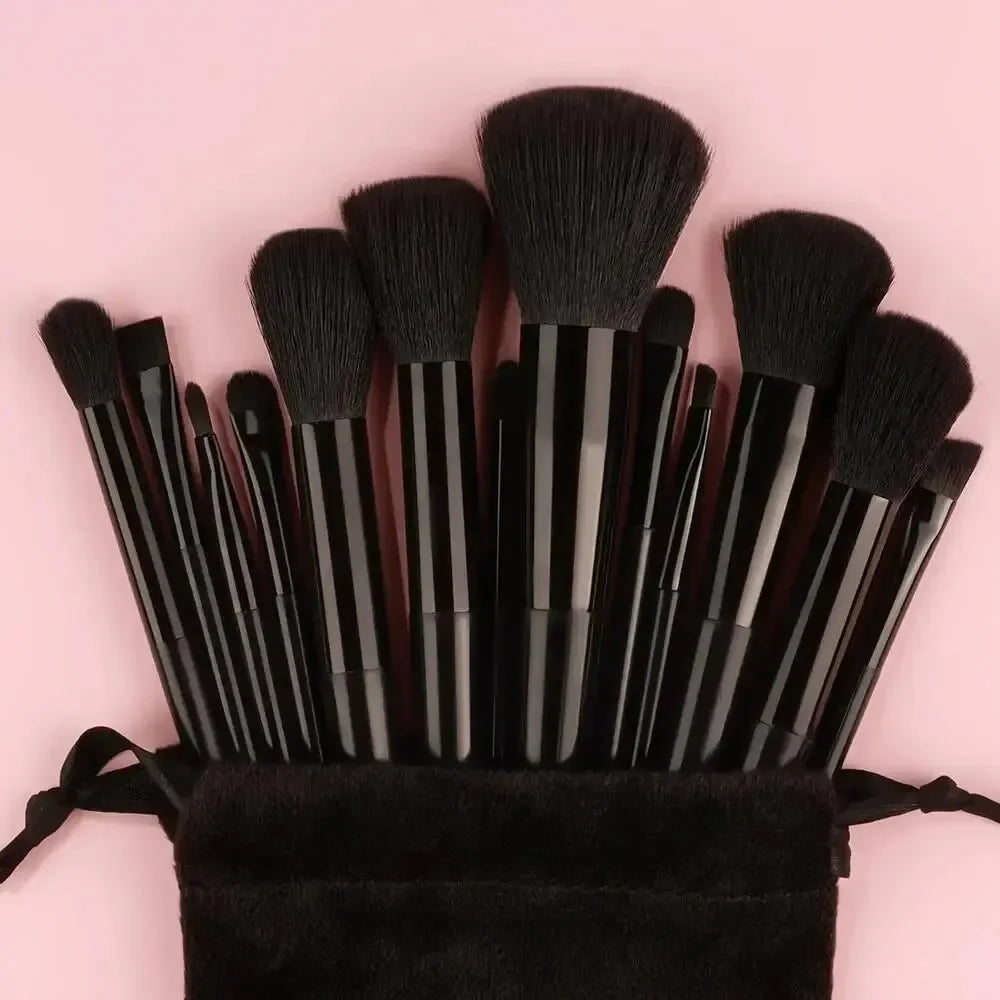 GlamPro™ Soft Fluffy Makeup Brush Set Shopulia