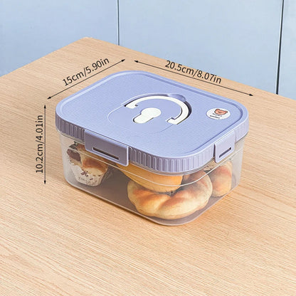 FreshKeep™ Transparent Bread Box with Handle Shopulia