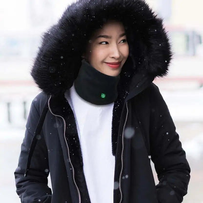 USB Electric Heating Scarf Cold Weather Neck Warmer Wireless Heated Scarf Neck Heating Pad For Winter Outdoor Sports Shopulia