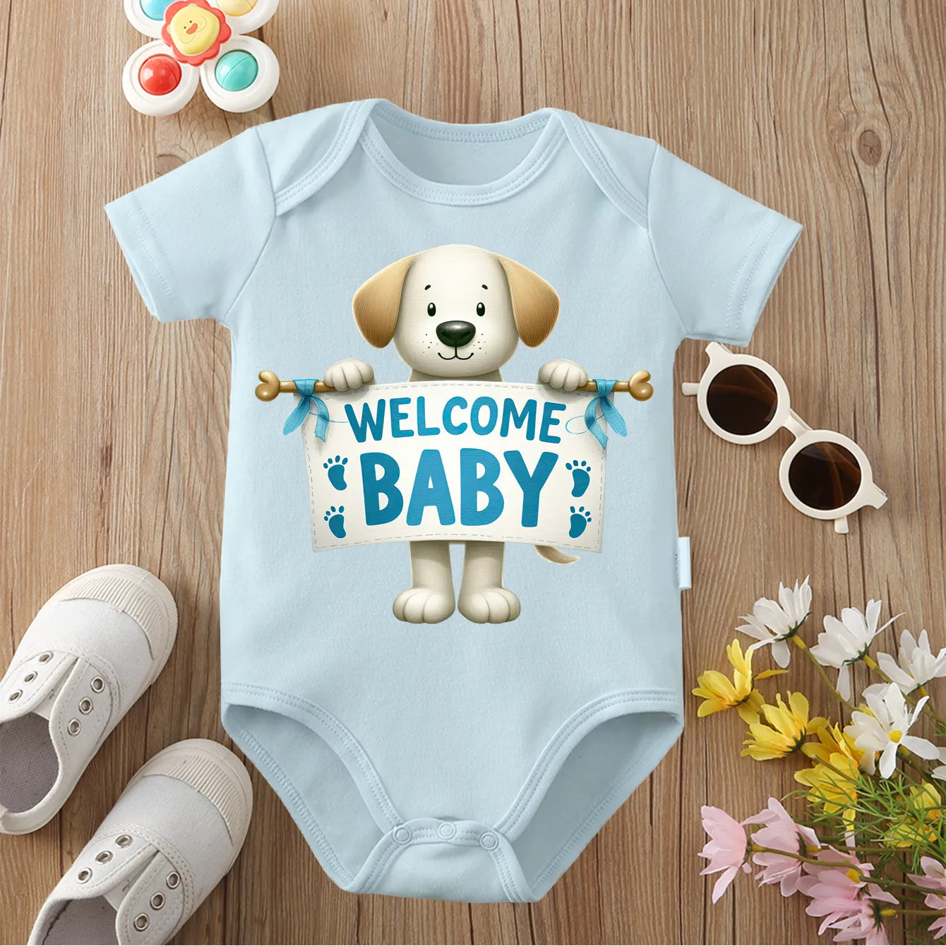 Welcome Baby™ Comfy Cotton Baby Jumpsuit Shopulia