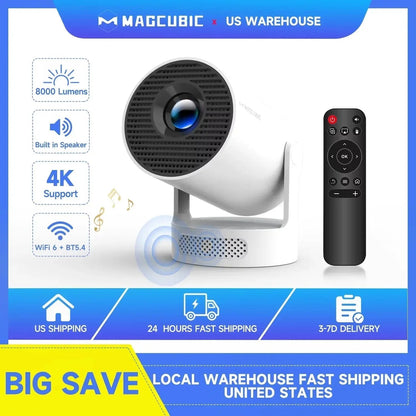 HY300 Pro + Projector 4K 720P With 5W Speaker | Shopulia
