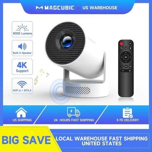HY300 Pro + Projector 4K 720P With 5W Speaker | Shopulia
