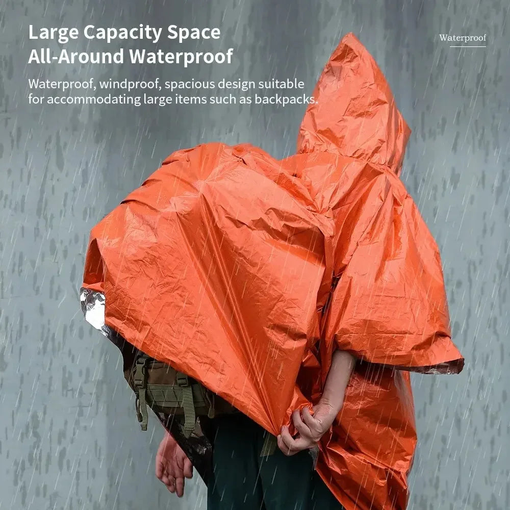 StormShield™ Emergency Rain Poncho Shopulia