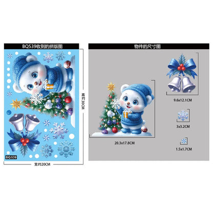 FestiveGlow™ Christmas Window Stickers Shopulia