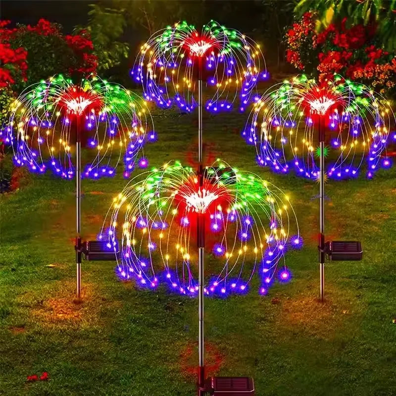 LumiBloom™ Solar Firework Garden Lights Shopulia
