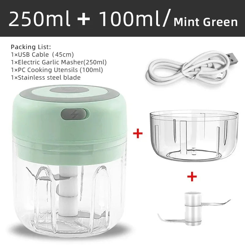 MiniChop™ Wireless Garlic & Veg Crusher Shopulia