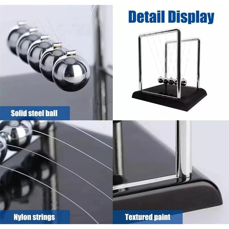 Newton’s Cradle™ Gravity Pendulum – Physics Teaching Toy Shopulia