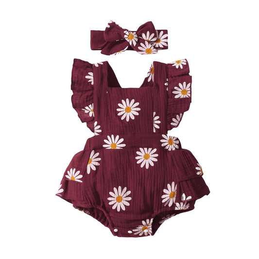 SunnyBabe™ Baby Girl Romper 0-18M Shopulia