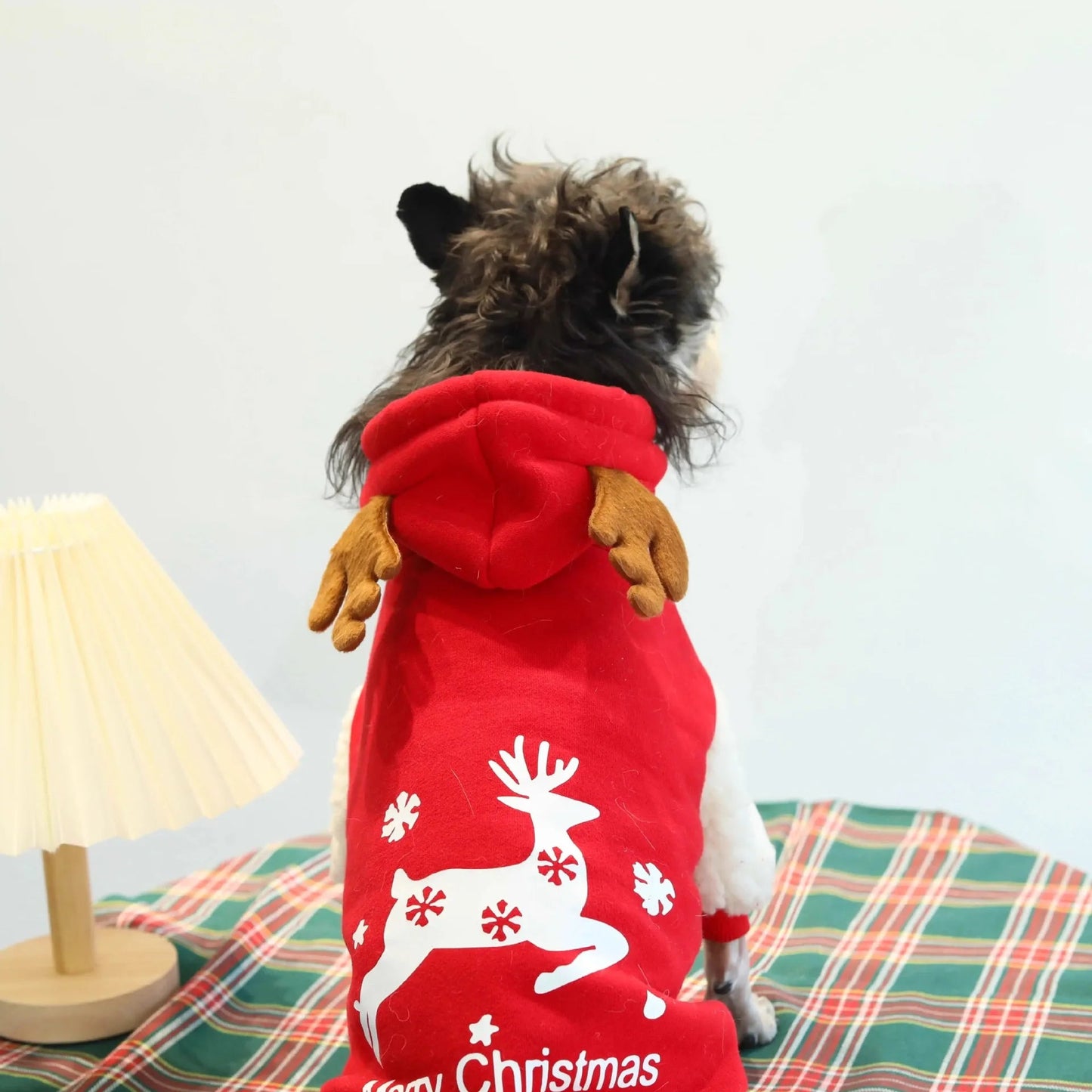 Pet Dog Clothes Winter Warm Cotton Fleece Christmas Fawn Sweatshirt Large Dog Golden Retriever Labrador Shopulia
