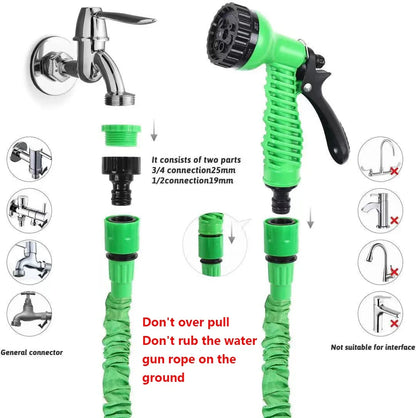 “MagicFlow™ Multi-Pattern Expandable Hose & Sprayer” Shopulia