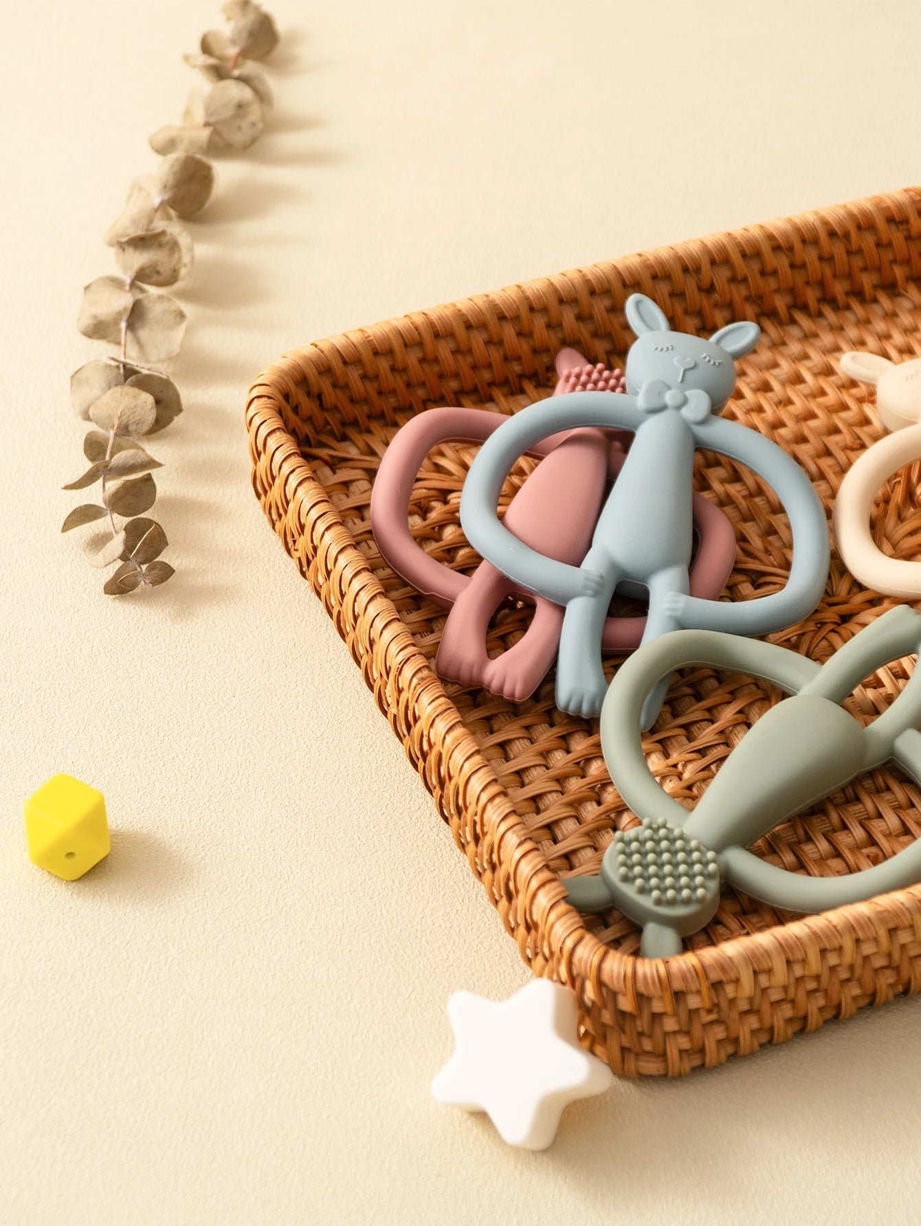 ColorKids™ Silicone Rabbit Teether for Babies Shopulia