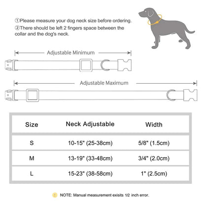 PawPrint™ Custom PU Leather Dog Collar | Shopulia