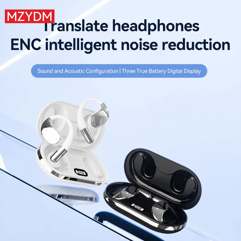 3-in-1 AI Translator Earbuds: 144 Languages, Real-Time Voice & Noise Cancelling Bluetooth Shopulia