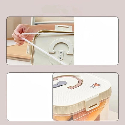 FreshKeep™ Transparent Bread Box with Handle Shopulia