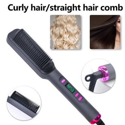 StraightPro™ Anti-Scald Hot Comb Shopulia