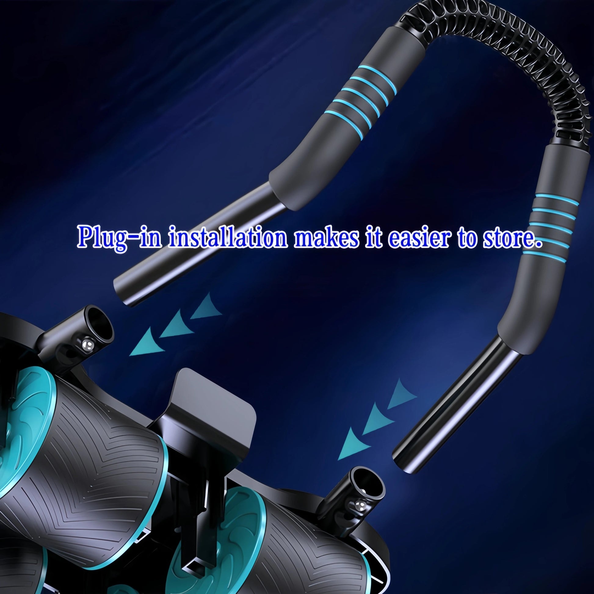 FlexiCore™ 4-Wheel Abdominal Roller Shopulia