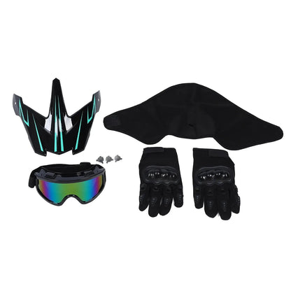 Motorcycle Full Face Helmet  Motocross Helmet  Resistant ABS Engineering Plastic for Adult for Cross Country | Shopulia