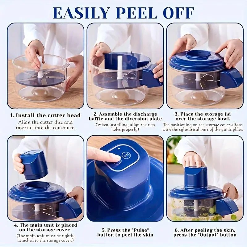 Rechargeable Electric Grape Fruit Peeler | Shopulia