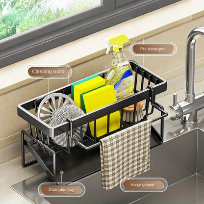KitchenMate™ 1pc Non-Drip Sink & Shelf Rack Shopulia