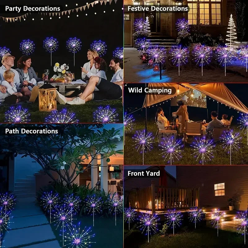 GlowFire™ Solar Outdoor Garden Lights Shopulia